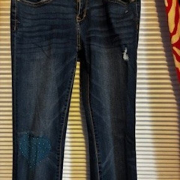 Aeropostale Skinny Jeans, size 4, slim through leg and thigh, Faded dark wash, - Picture 8 of 8